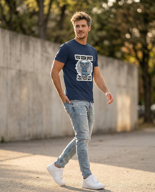 DreamTees | "Honey Badger Mood" Sarcastic Graphic Unisex Classic Crew T-Shirt